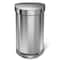 Simplehuman 12 gal Round Step-On Can, Brushed, Stainless Steel, 15.7 in CW2030 - alternate 5